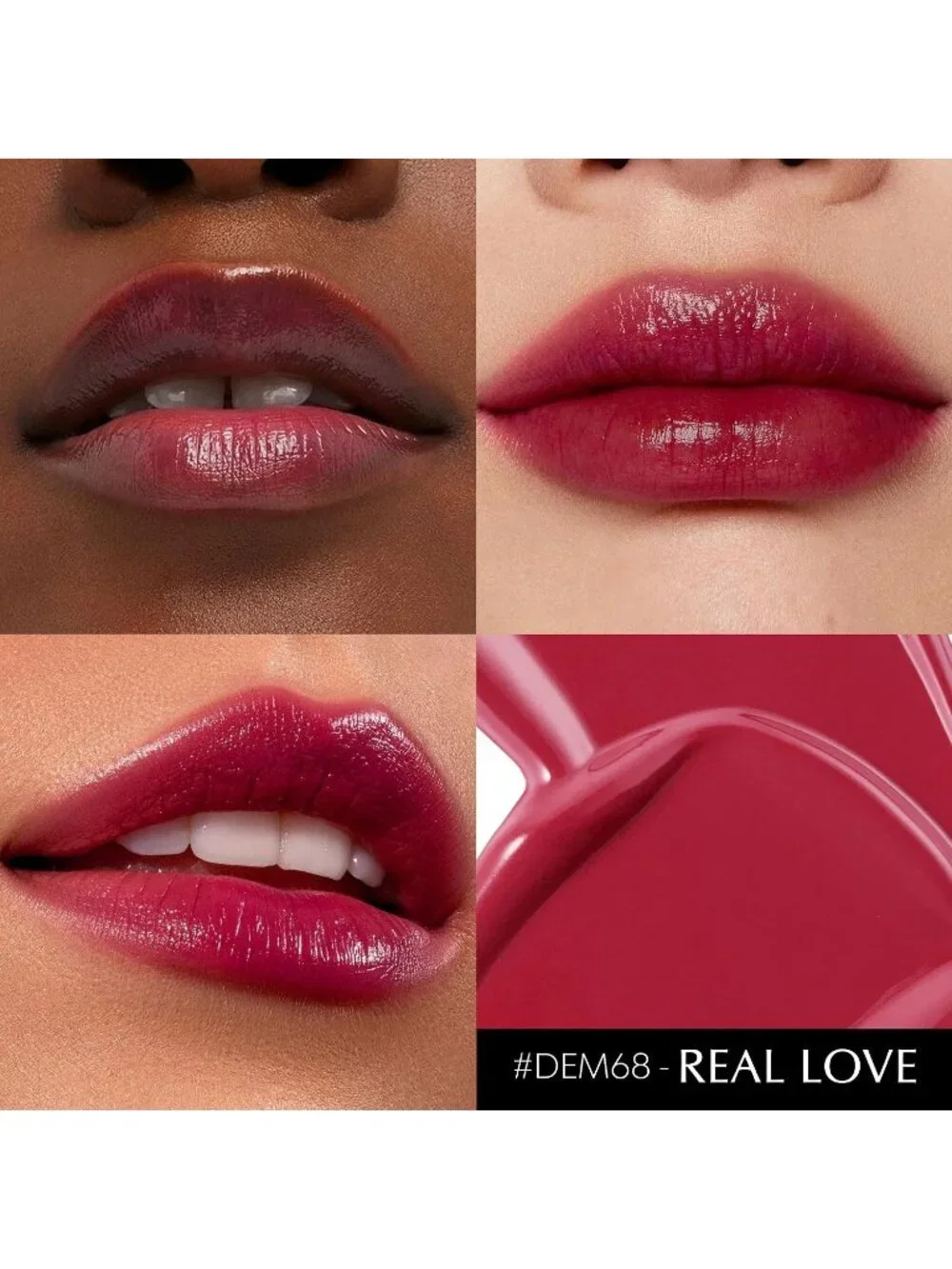 Women's DM68/95/98 3Pcs Glow Reviver Moisture Lip Gloss Creamy Tinted Lip Balm
